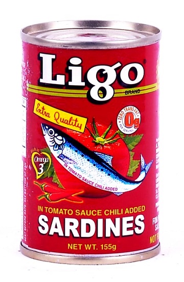 Sardine in salsa di pomodoro con peperoncino Ligo 155 g.
